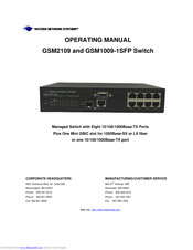 Waters Network Systems GSM2109 Operating Manual