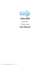 Disgo Tablet 6000 User Manual