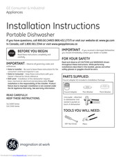GE GSC3500 Installation Instructions Manual