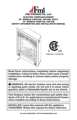 FMI CGEF32D Safety Information And Installation Manual