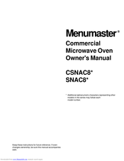 Amana SNAC8 Series Owner's Manual