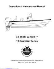 Boston Whaler Boston Whaler Operating And Maintenance Manual