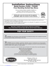 Kingsman FV200P Installation Instructions Manual