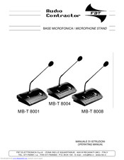 Audio Contractor MB-T 8001 Operating Manual