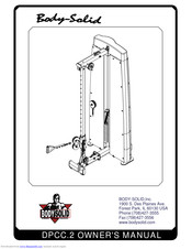 Body Solid DPCC-SF Owner's Manual