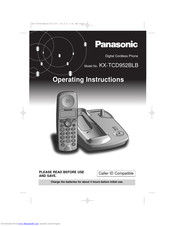 Panasonic KX-TCD952BLB Operating Instructions Manual