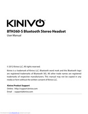 Kinivo BTH360-S User Manual