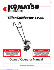Komatsu RedMax CV225 Owner's/Operator's Manual
