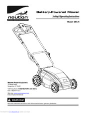 Neuton mower outlet troubleshooting