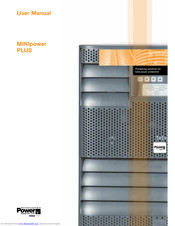 Uninterruptible Power Supplies Minipower Plus Rack User Manual