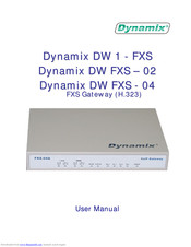 Dynamix DW FXS-04 User Manual