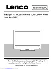 LENCO LED-2217 Instruction Manual