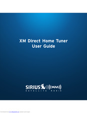 Sirius XM Radio XM Direct Home Tuner User Manual