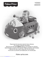 Fisher-Price MD91 Instructions Manual