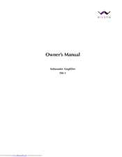 Wisdom SW-1 Owner's Manual