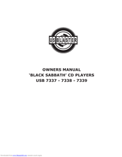 US Blaster BLACK SABBATH USB 7337 Owner's Manual