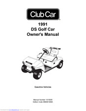 Club Car DS Golf Car 1991 Owner's Manual