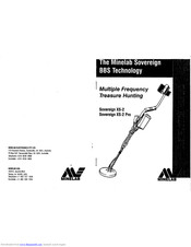 Minelab Sovereign XS-2 Pro Instruction Manual