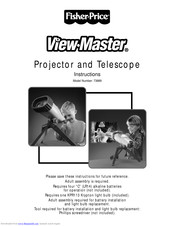 Fisher View-Master 73889 Instructions Manual