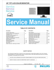 Philips 200BW8EB/27 Service Manual