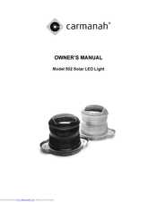 Carmanah 502 Owner's Manual