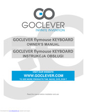 GoClever flymouse KEYBOARD Owner's Manual