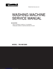 Kenmore 796.488x2800 Service Manual