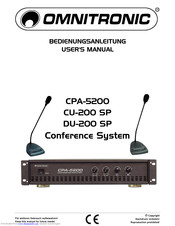 Omnitronic DU-200 SP User Manual