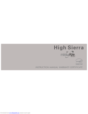 Minka-Aire Classica F759 Instruction Manual