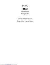 Aeg SANTO Operating Instructions Manual