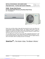 Solar Cool SWM18 Installation Manual And User's Manual