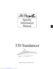 Sea Ray 330 Sundancer Specific Information Manual