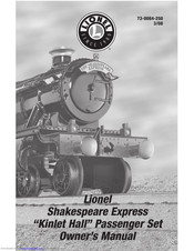 Lionel Shakespeare Express Kinlet Hall Owner's Manual