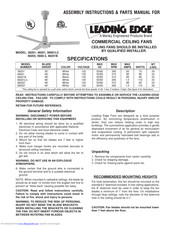 Leading Edge 48201 Assembly & Parts Manual
