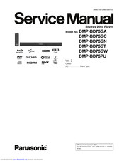 Panasonic DMP-BD75GT Service Manual