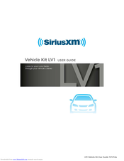 Sirius XM RAdio Lynx LV1 User Manual