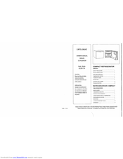 Danby Diplomat DCR017W Owner's Manual