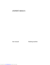 AEG Electrolux LAVAMAT 86950 A User Manual