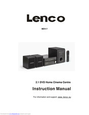 LENCO MDV-7 Instruction Manual