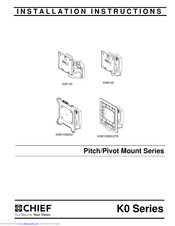 CHIEF K0W100BXI2 Installation Instructions Manual