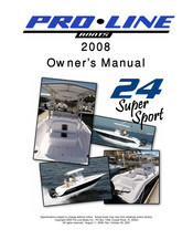 Pro-Line Boats 24 Super Sport Owner's Manual