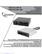 Gembird FDI2-ALLIN1-B User Manual