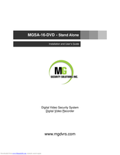 MGDVRs MGSA-16-DVD Installation And User Manual