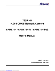 Asoni CAM678H-PoE User Manual