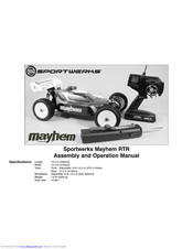 Sportwerks Mayhem Assembly And Operation Manual