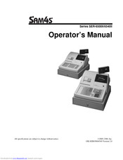 Samsung SER-6500II Series Operator's Manual