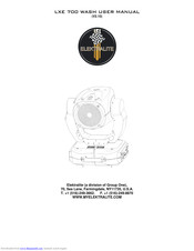 elektraLite LXE 700 Wash User Manual