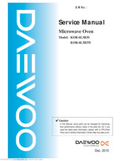 Daewoo KOR-6L3B3W Service Manual