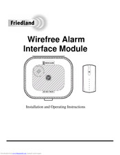 FRIEDLAND Wirefree AlarmInterface Module Installation And Operating Instructions Manual