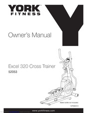 York Excel 320 Cross Trainer Owner's Manual
